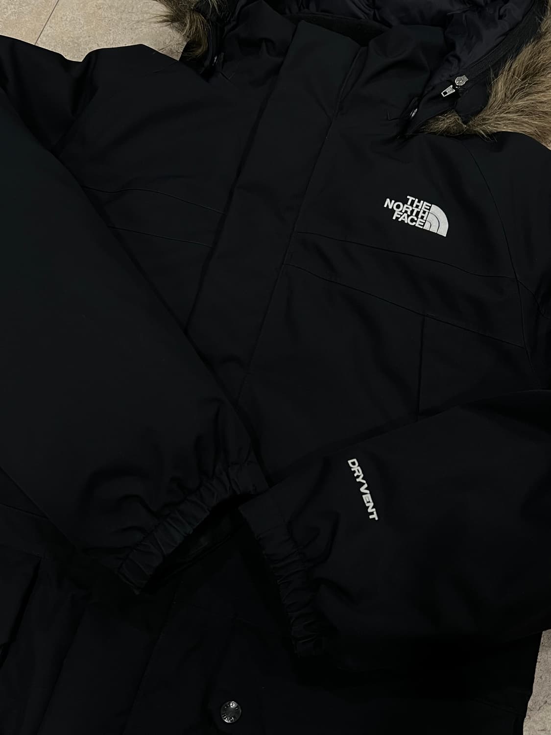 (160) 노스페이스 키즈/우먼스 맥머도 구스다운 자켓 블랙 상품이미지4