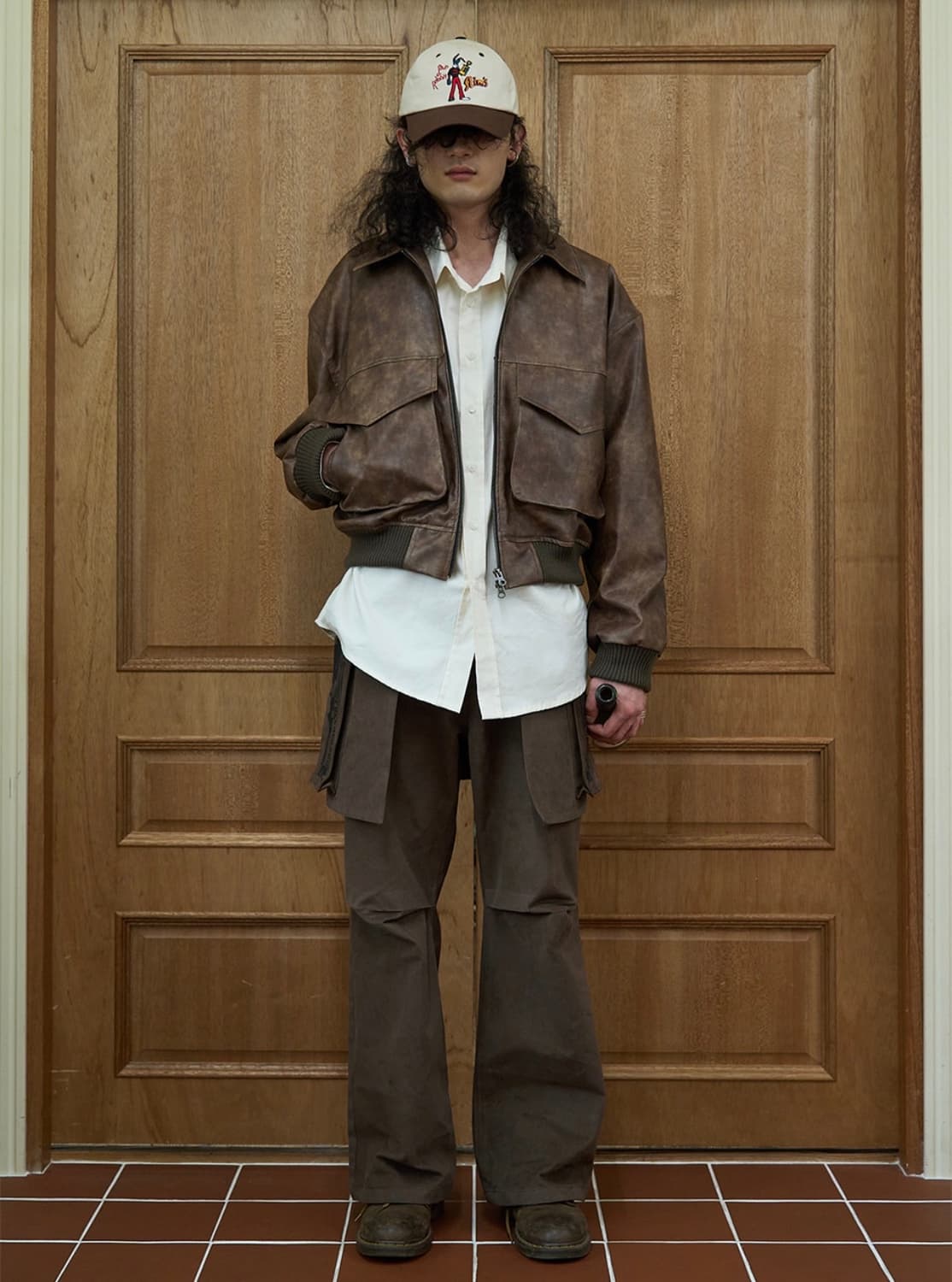 Full of ssun 레더 자켓 상품이미지1