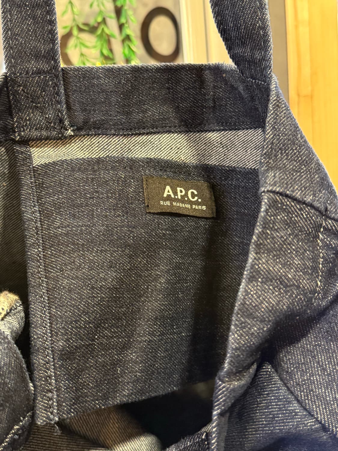 아페쎄 데님 토트백 상품이미지3