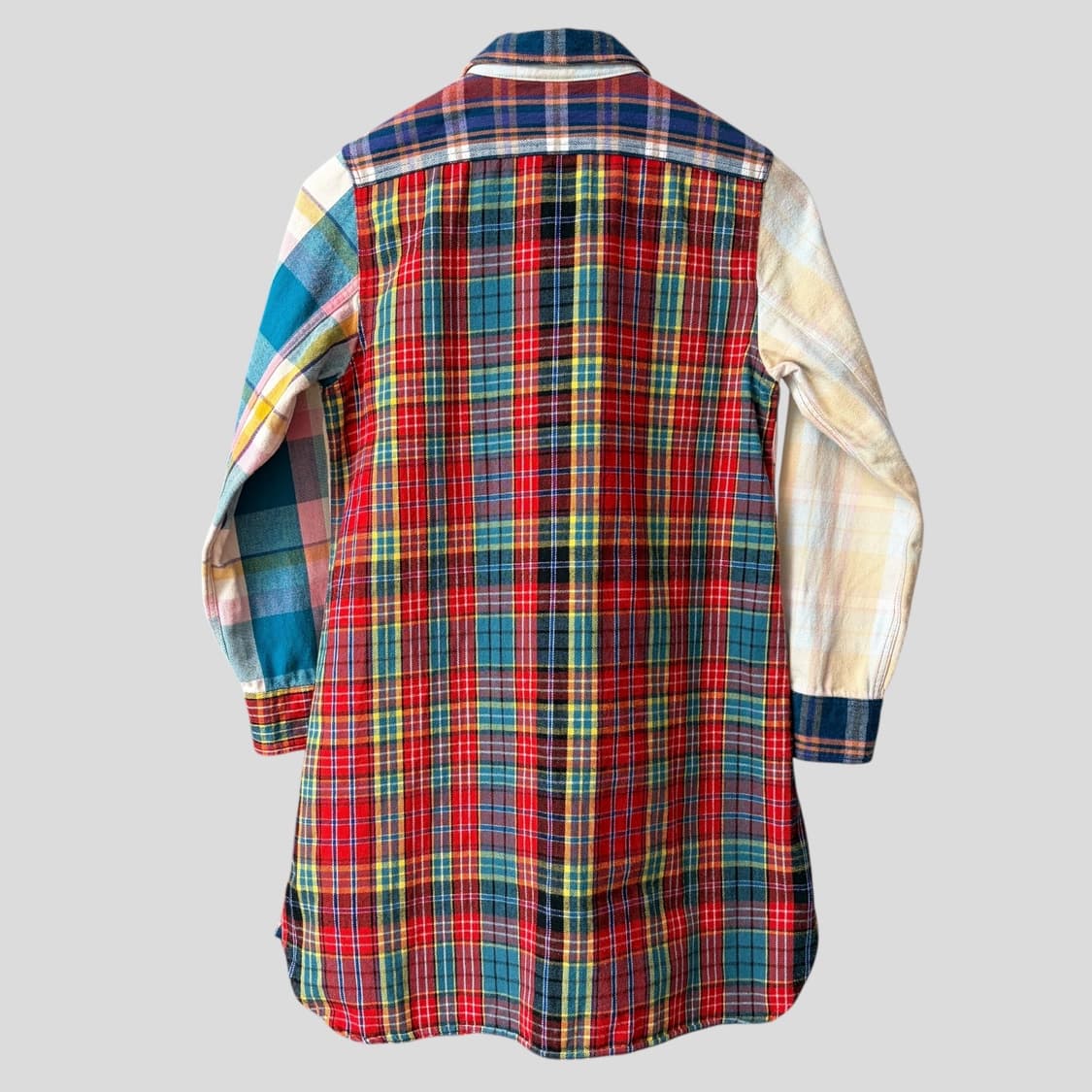 (OS)Beams boy 빔즈보이 크레이지패턴 플란넬 롱 셔츠 상품이미지5