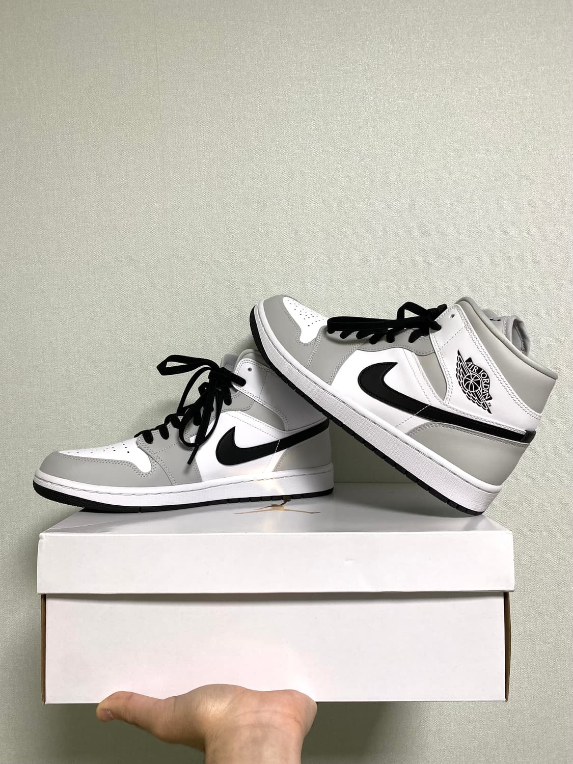 (W) 조던1 미드 그레이포그 285 상품이미지2