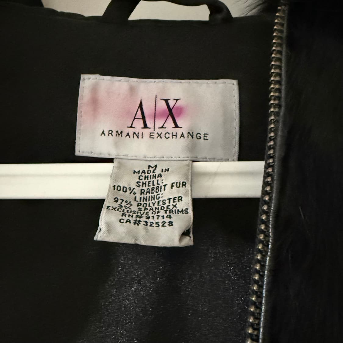 아르마니 익스체인지 블랙 퍼자켓 상품이미지4