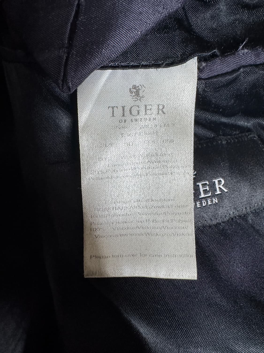 TIGER OF SWEDEN 싱글 울 코트 블랙 50 상품이미지9