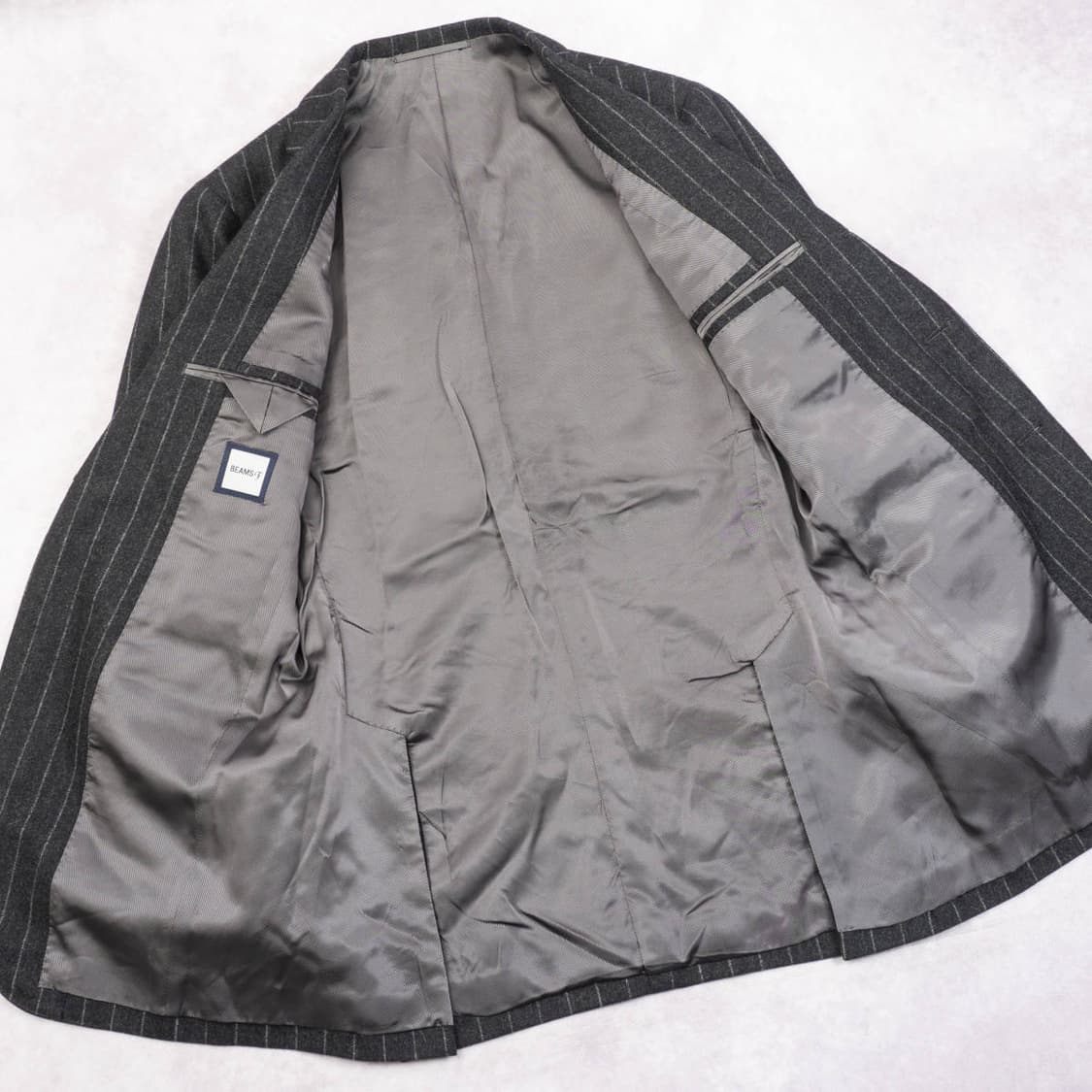Beams F / 울 플란넬 스트라이프 자켓 44 상품이미지3