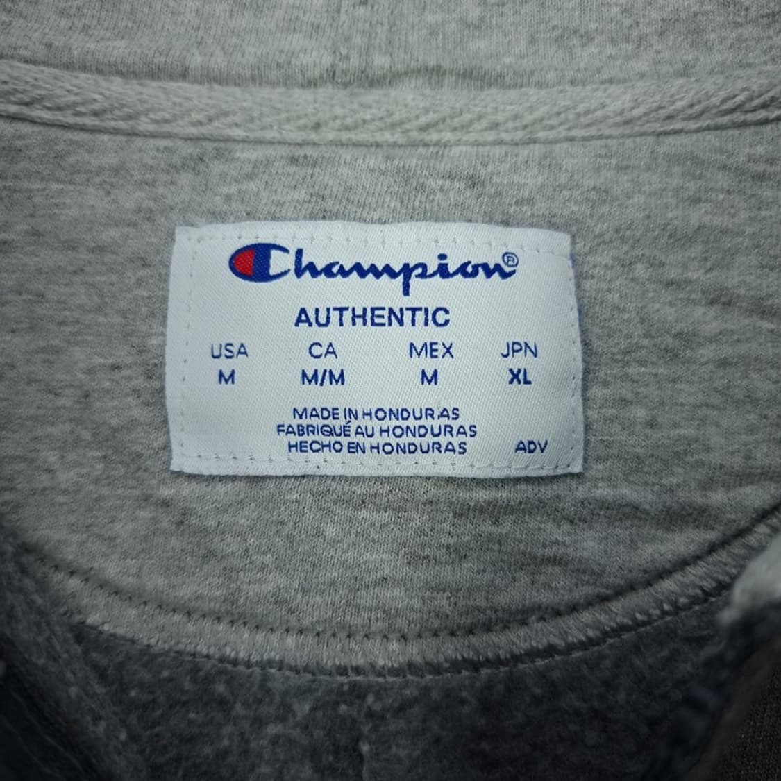 [챔피온] 로고 자수 후드 집업 챠콜 M19408 상품이미지8