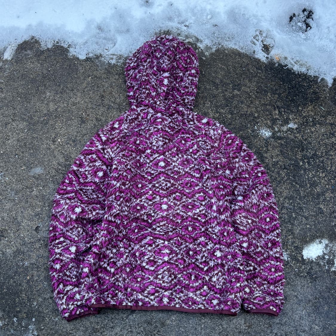 빈티지 파타고니아 핑크 우먼스 플리스 후드집업 상품이미지2