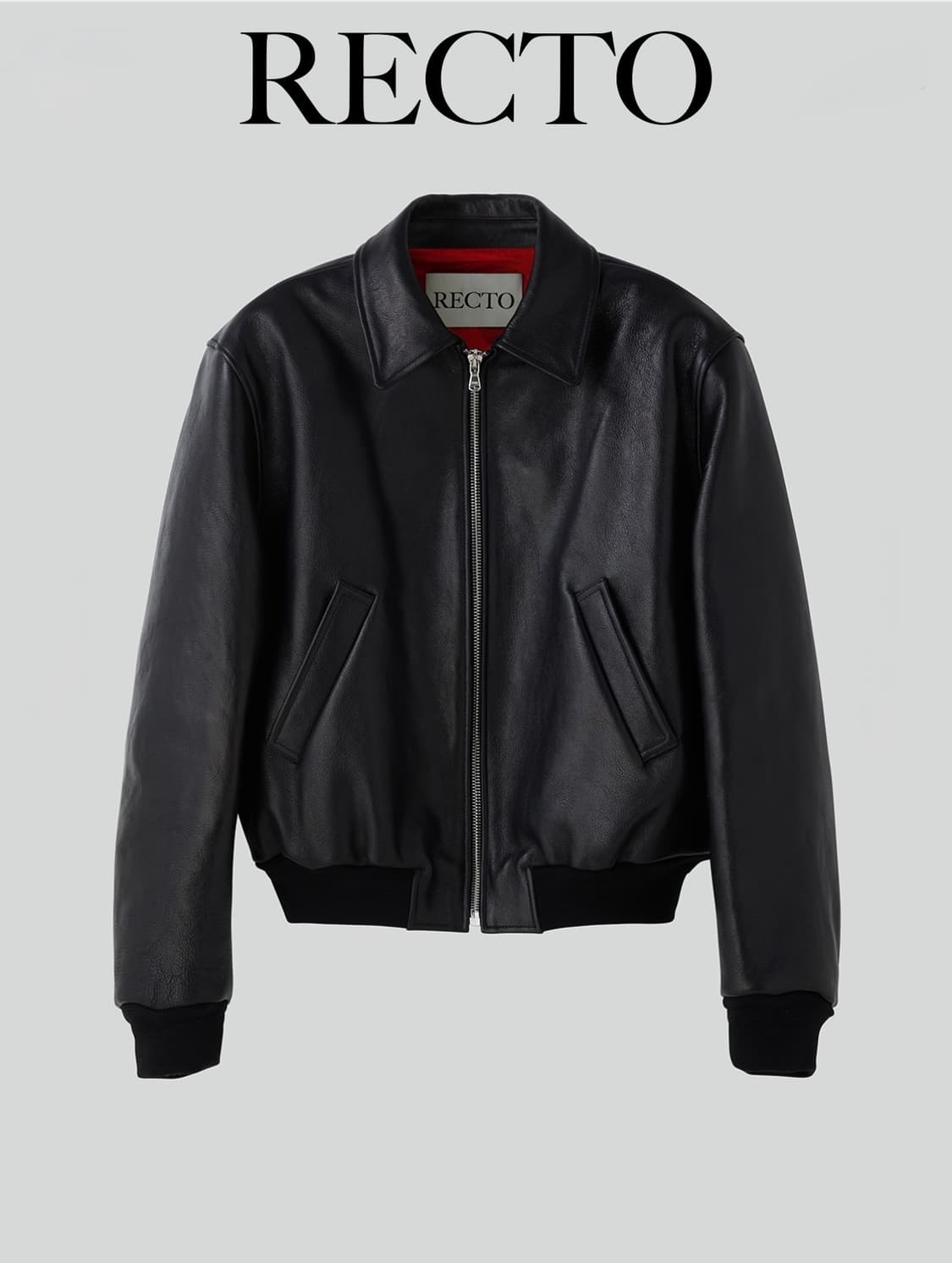 렉토 벤 고트 레더 자켓 상품이미지1