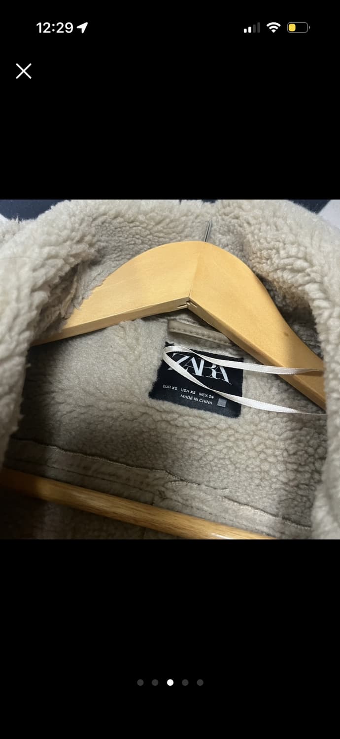 자라 무스탕 zara xs 상품이미지3