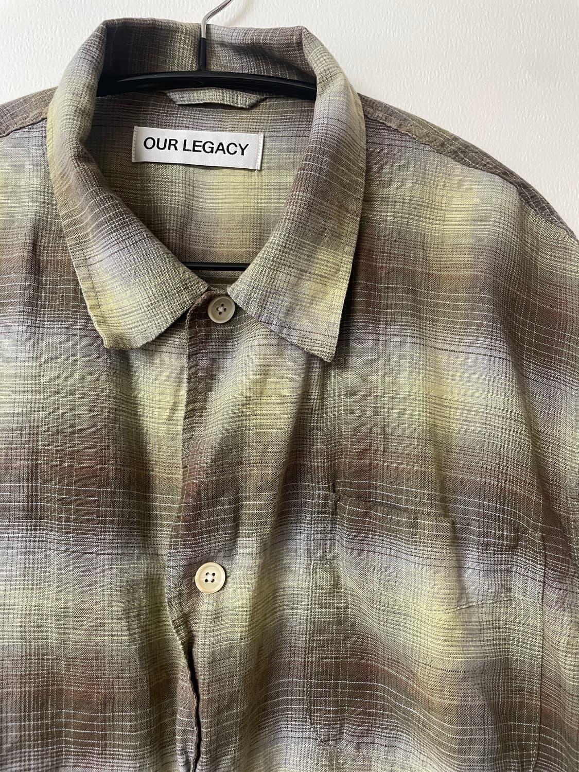Our Legacy Murky static check shirt  상품이미지2