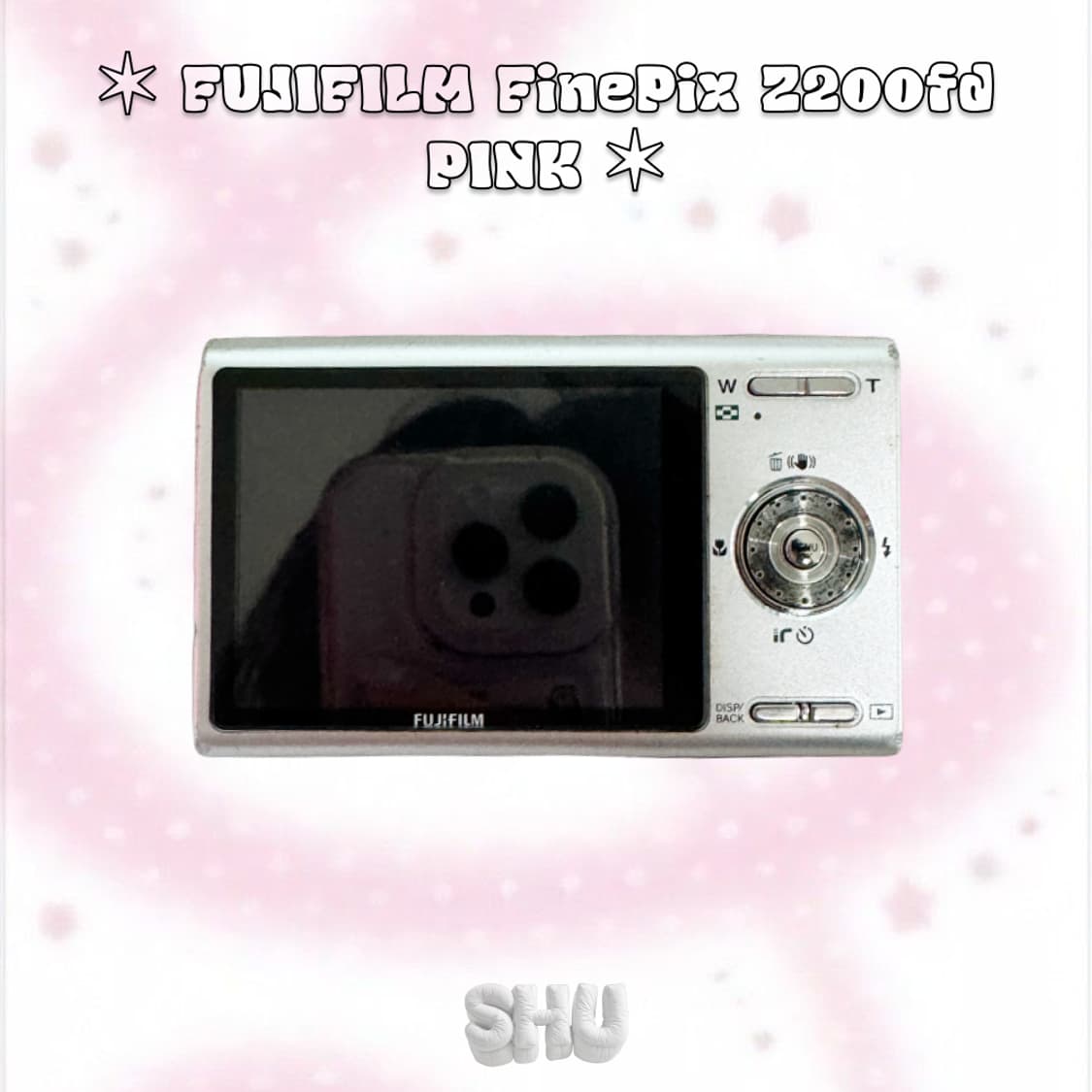 후지필름 파인픽스 z200fd 빈티지 슬라이드 디카 핑크 상품이미지7