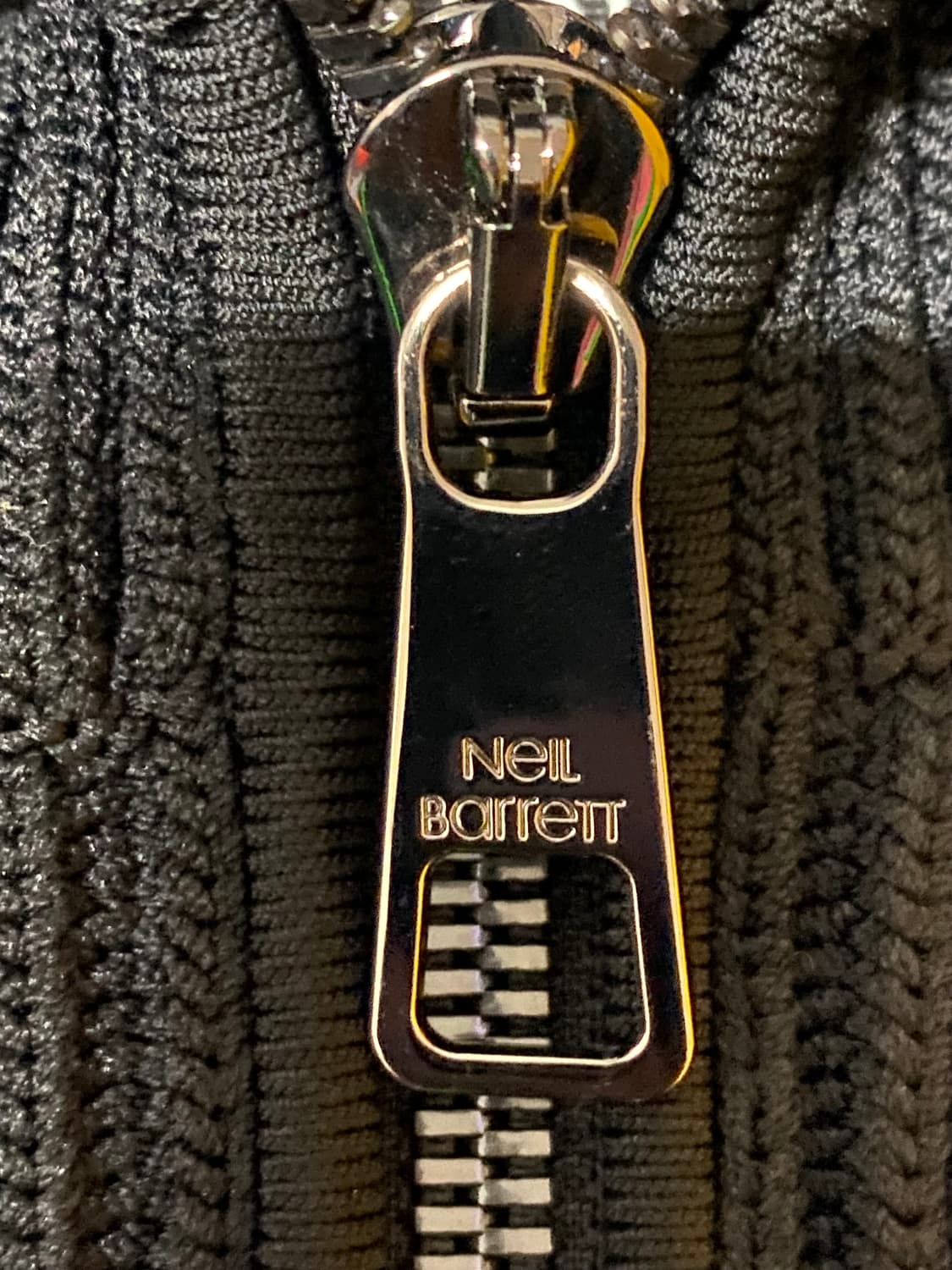 NeilBarrett 닐바렛 빈티지 블랙 스웨터 가디건 L 상품이미지3