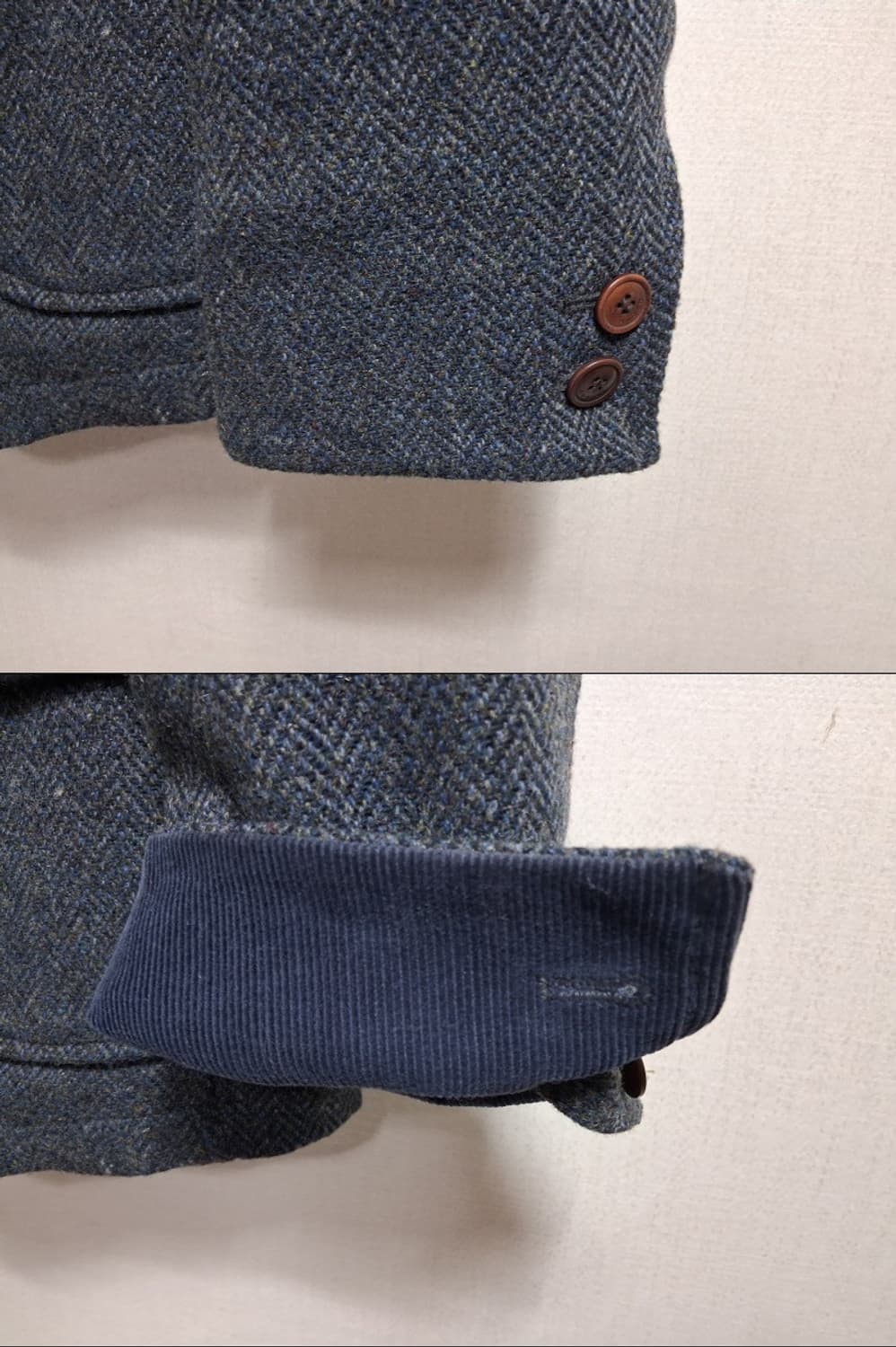 ANDEW  스탠칼라 헤링본모직쟈켓 두터운누빔안감 표기L 실 남성 95 상품이미지6