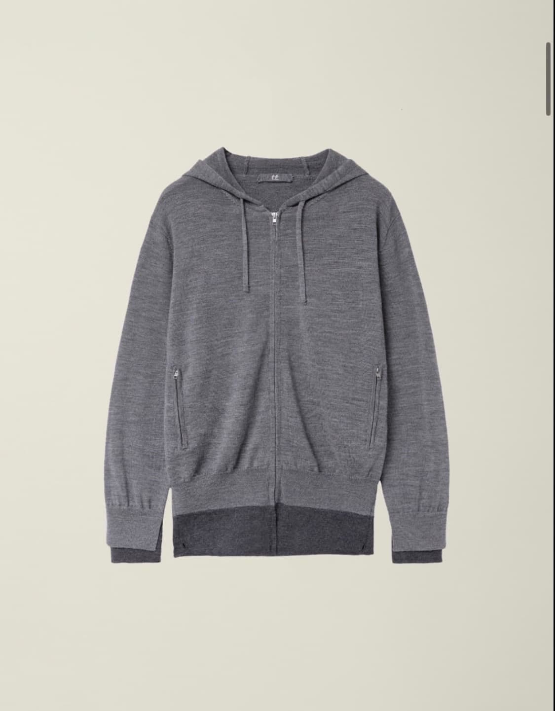 누마레 ee 니트 후드집업 상품이미지2