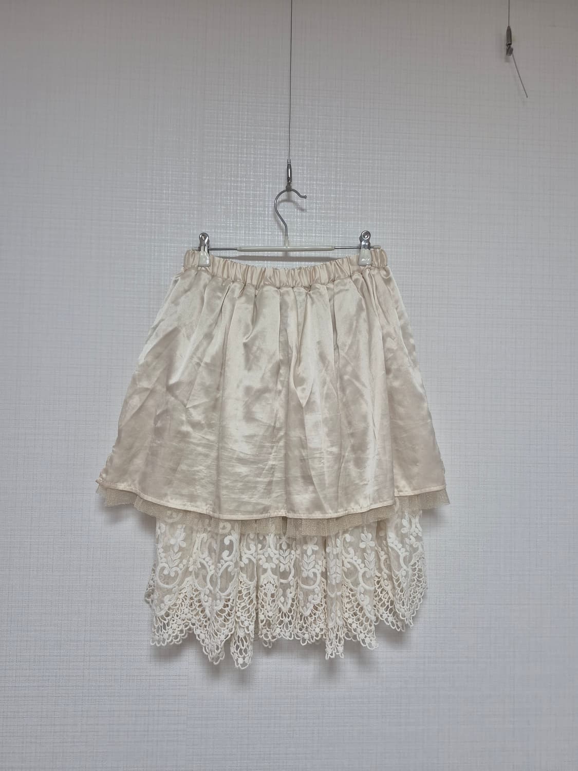 Japanese vintage 히메갸루 샘플 자수레이스 스커트 상품이미지3