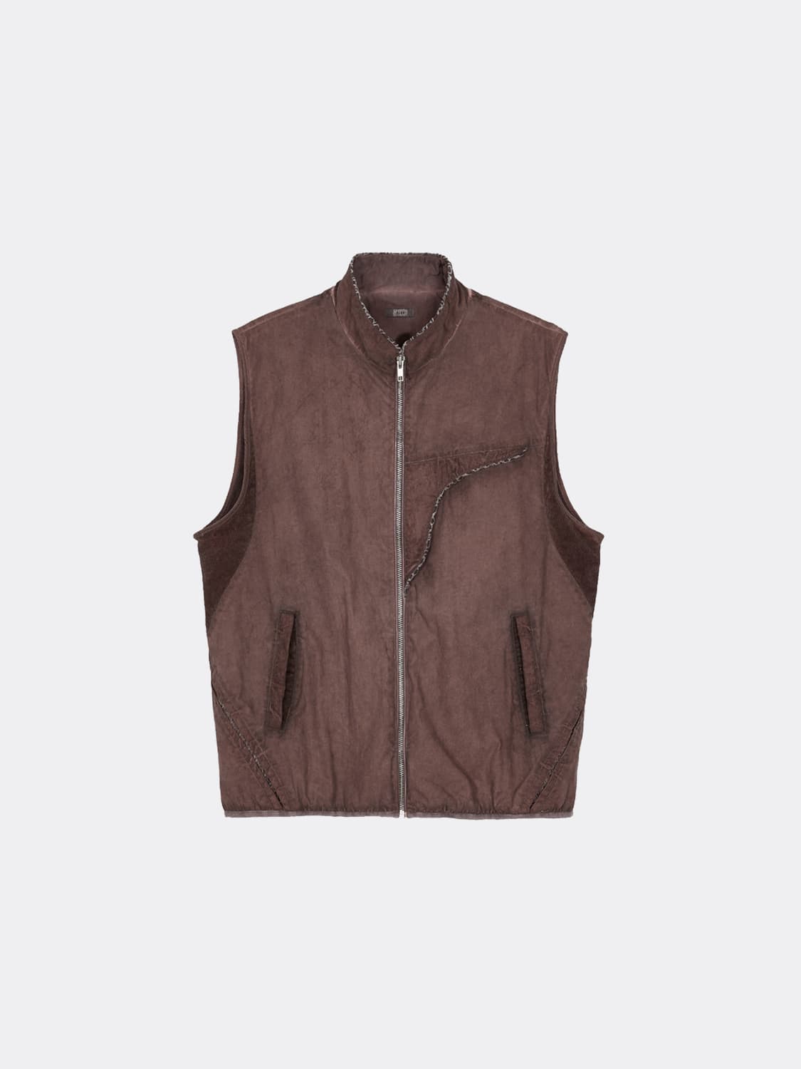 XLIM EP.3 01 VEST-BURGUNDY 상품이미지1
