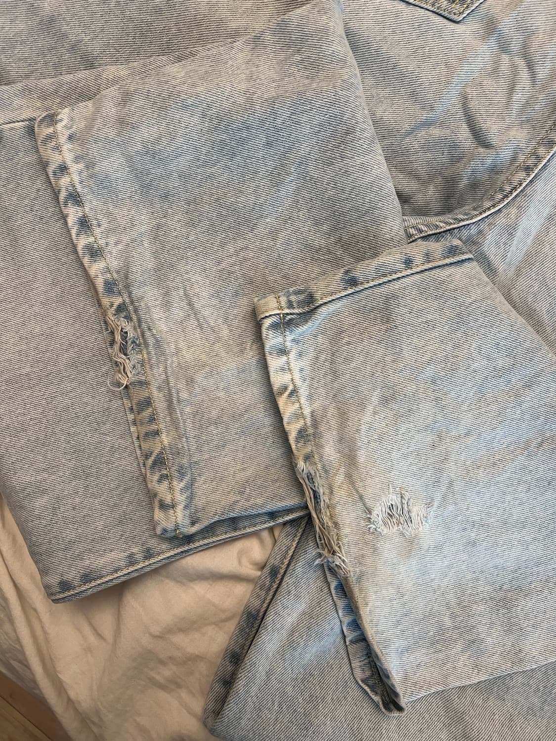 motherland 라이트 블루 베기 데님 M (32) 상품이미지9