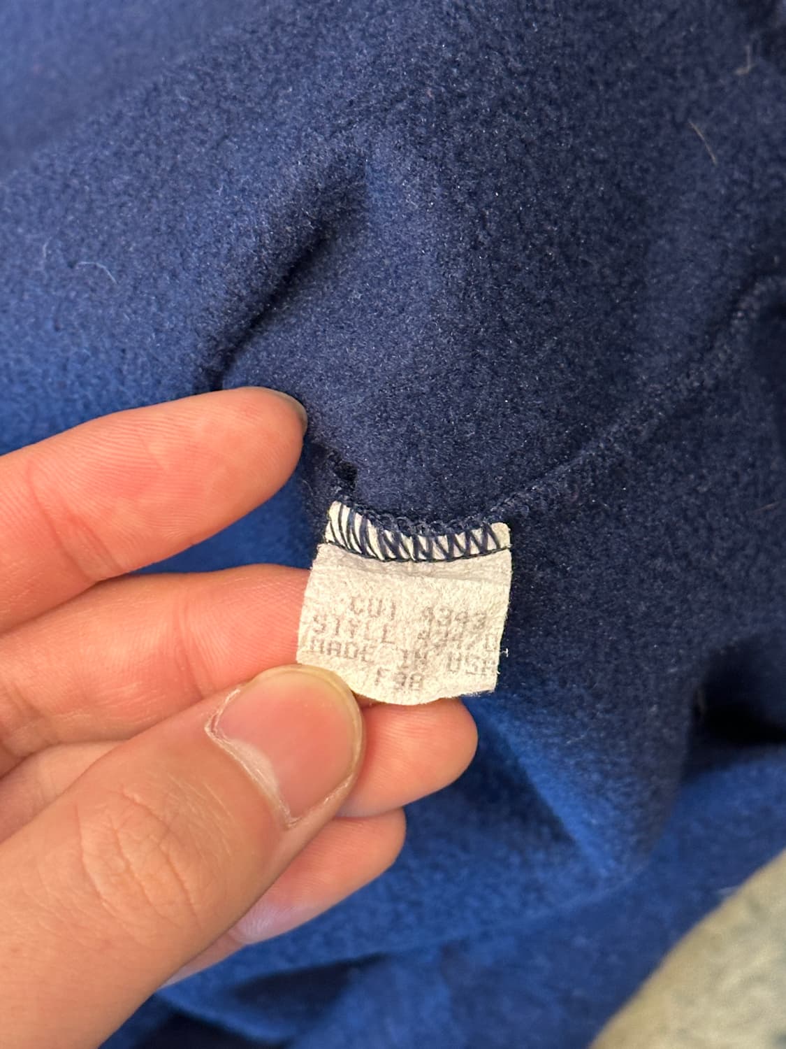 90s made in USA파타고니아 CAPILENE 하프집업 플리스 L 상품이미지6