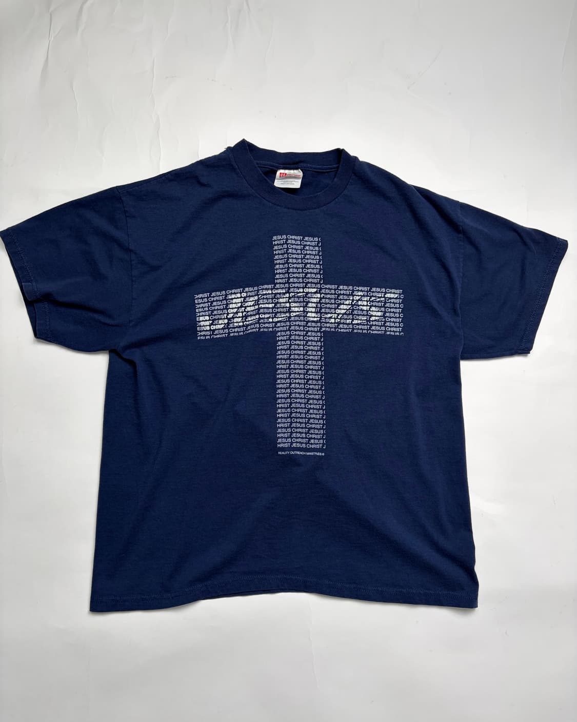 90s Jesus Tee (navy) 상품이미지1
