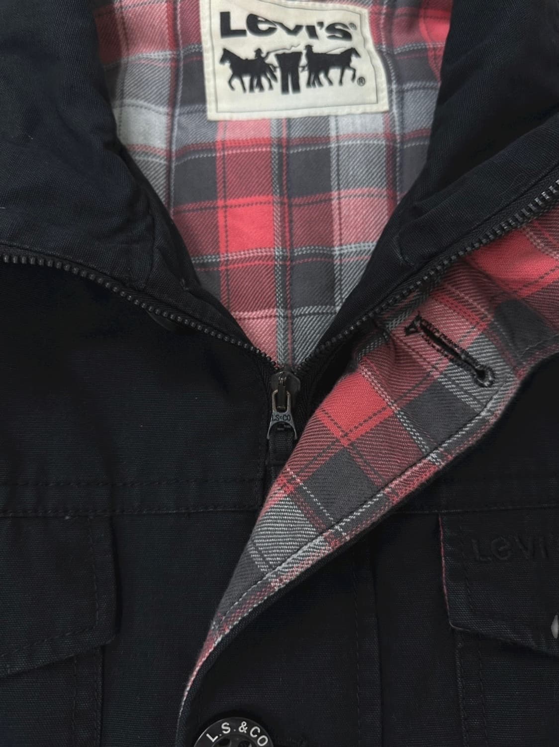 리바이스 야상자켓 블랙 (XL)  상품이미지4