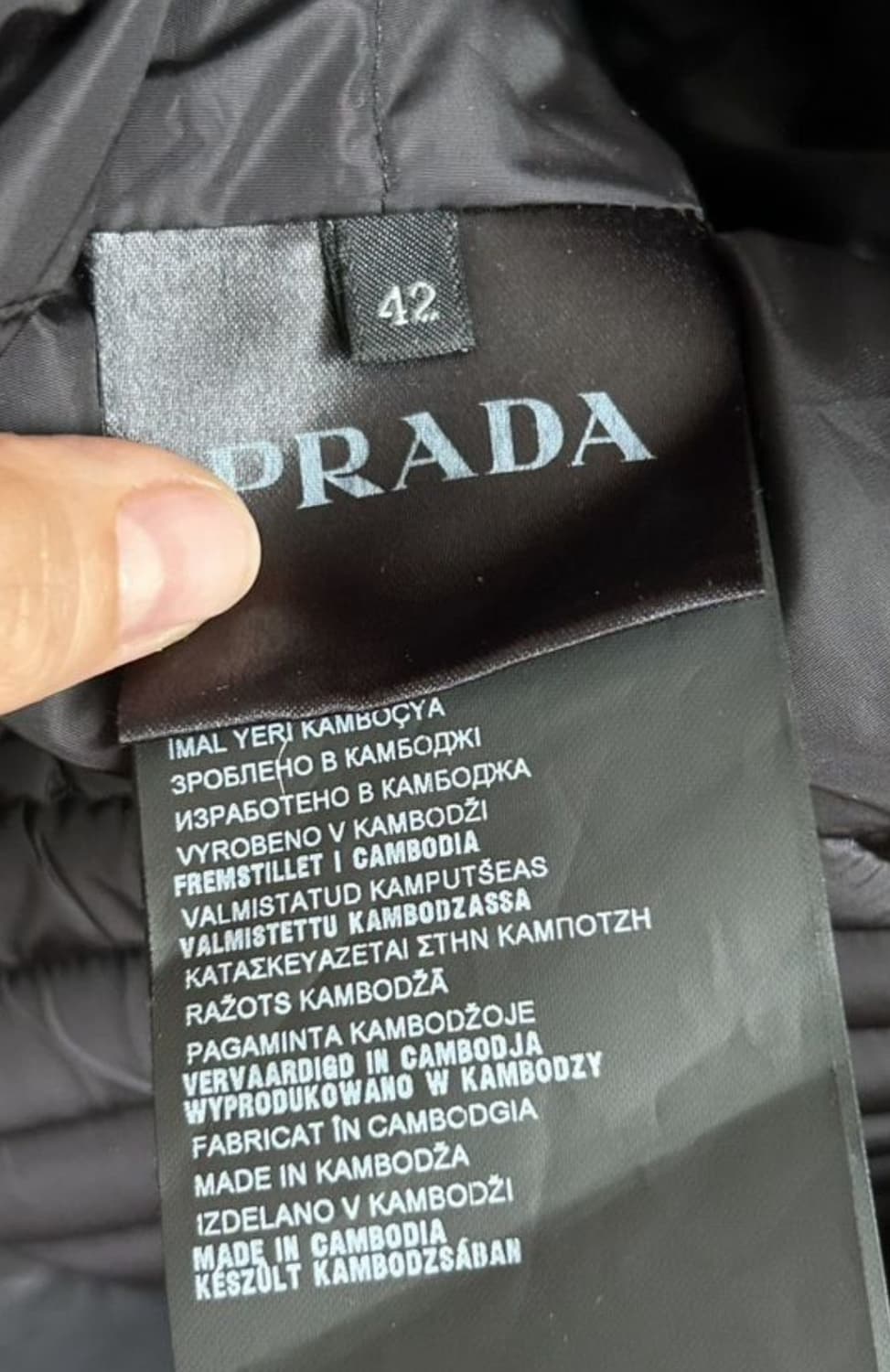 PRADA 프라다 푸퍼재킷(다운충전/폭스 퍼)42 사이즈-해외발송 상품이미지8