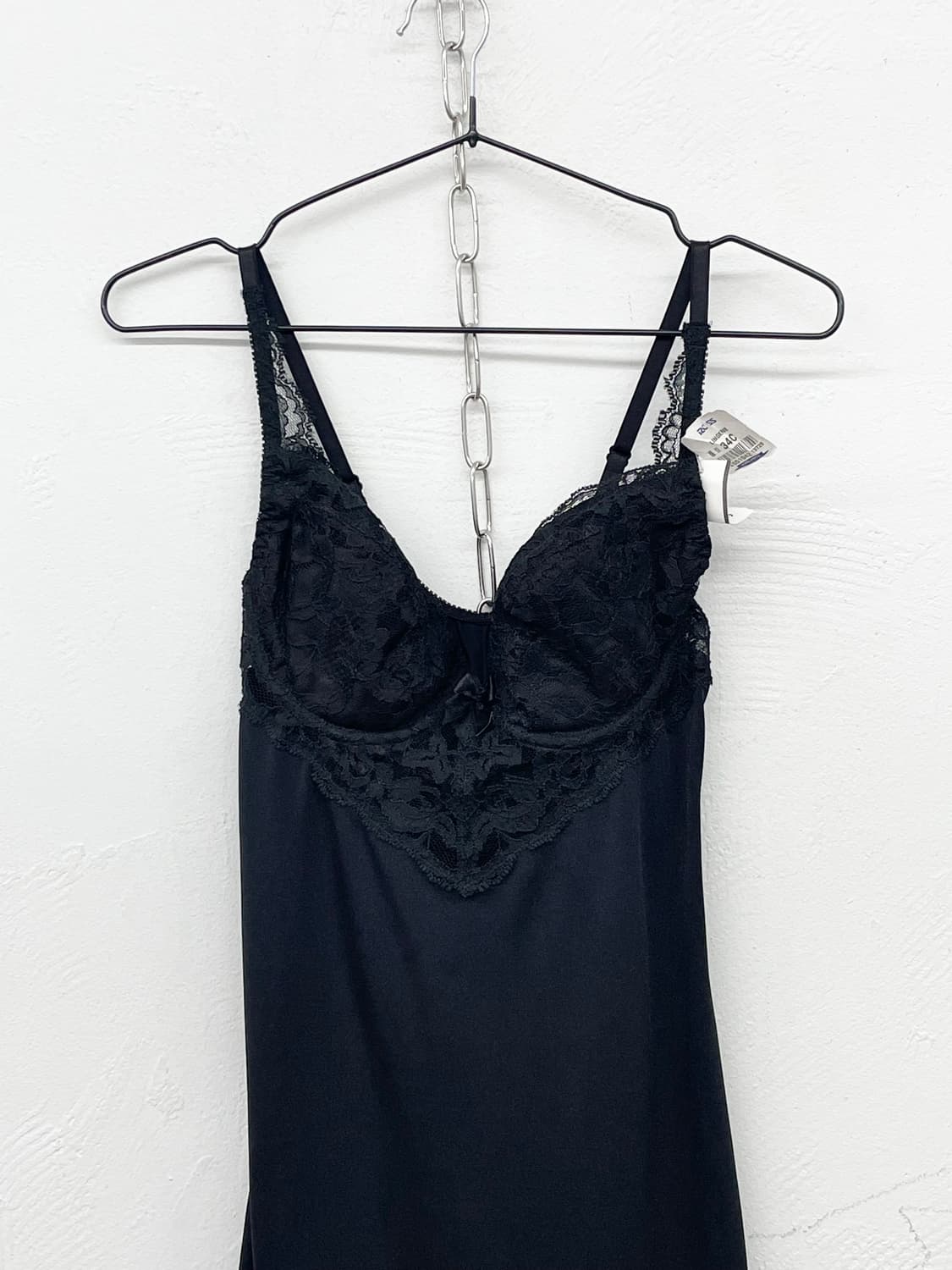 블랙갸루 레이스 슬립 상품이미지5