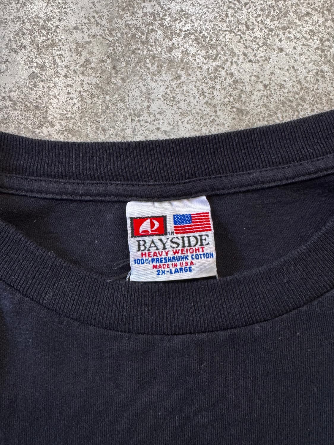 00s BAYSIDE 프린팅 롱슬리브 made in usa 상품이미지4