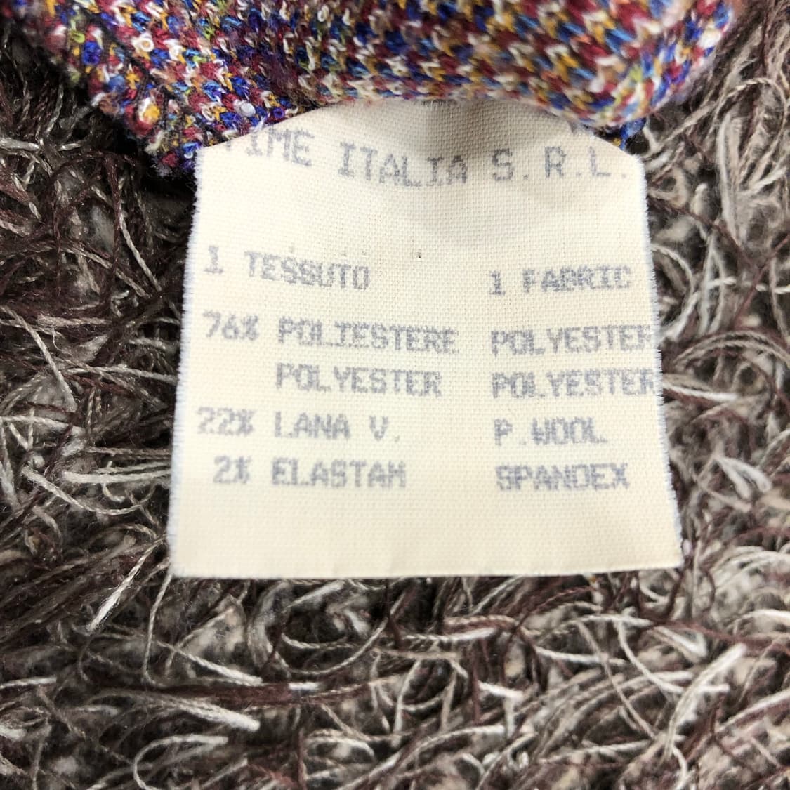 미쏘니 울 멀티컬러 패턴 카라 니트 상품이미지5