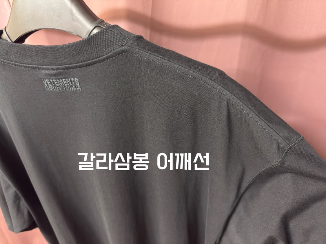 [M] 베트멍 베이직 백 자수로고 반팔 블랙 상품이미지9