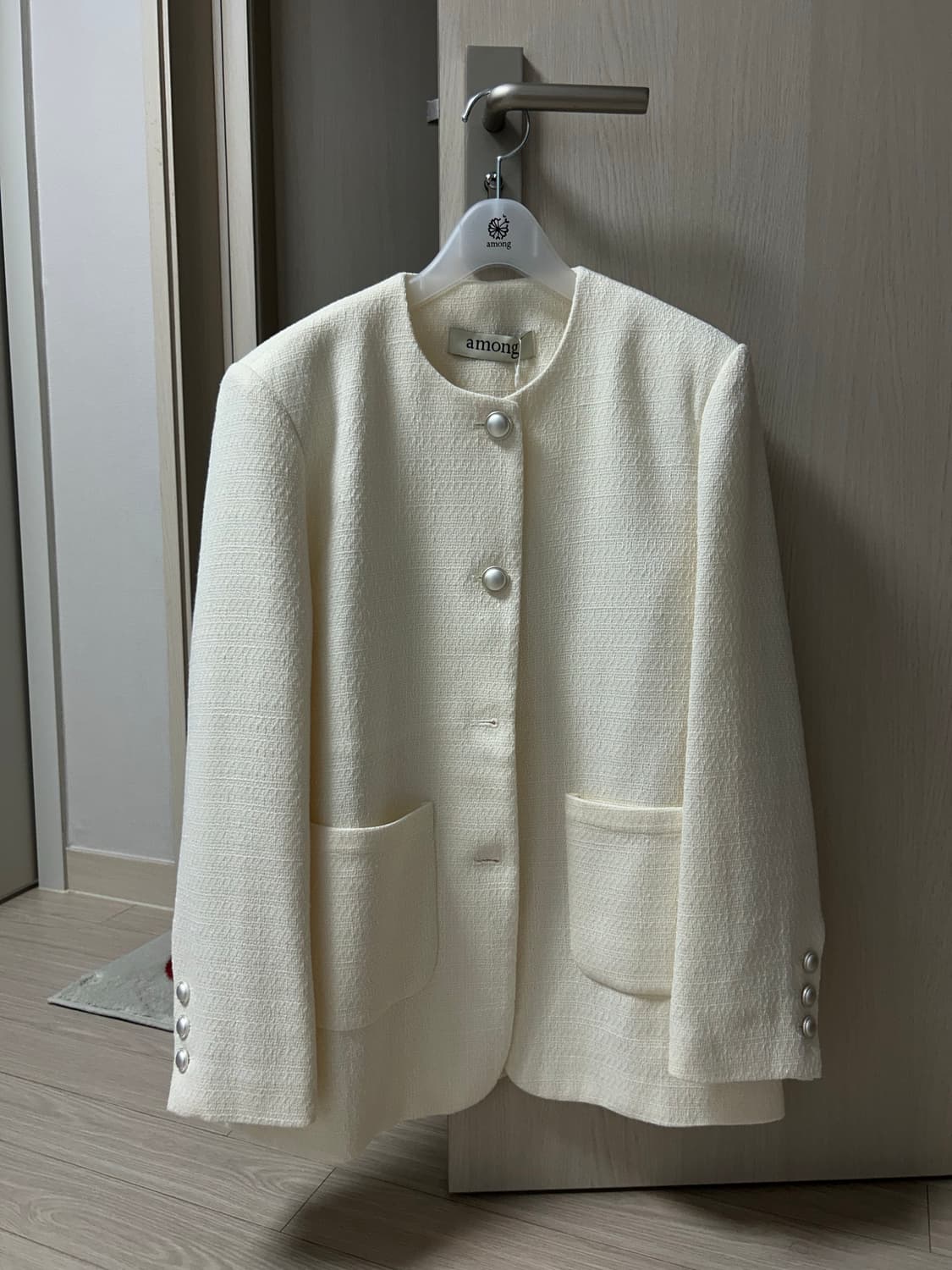 AMONG 어몽 OVER-FIT TWEED JACKET 상품이미지3