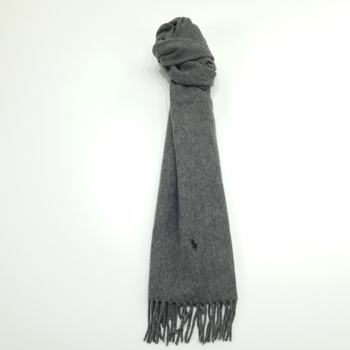 MX298 폴로 랄프로렌 그레이 캐시미어 목도리 머플러 상품이미지4