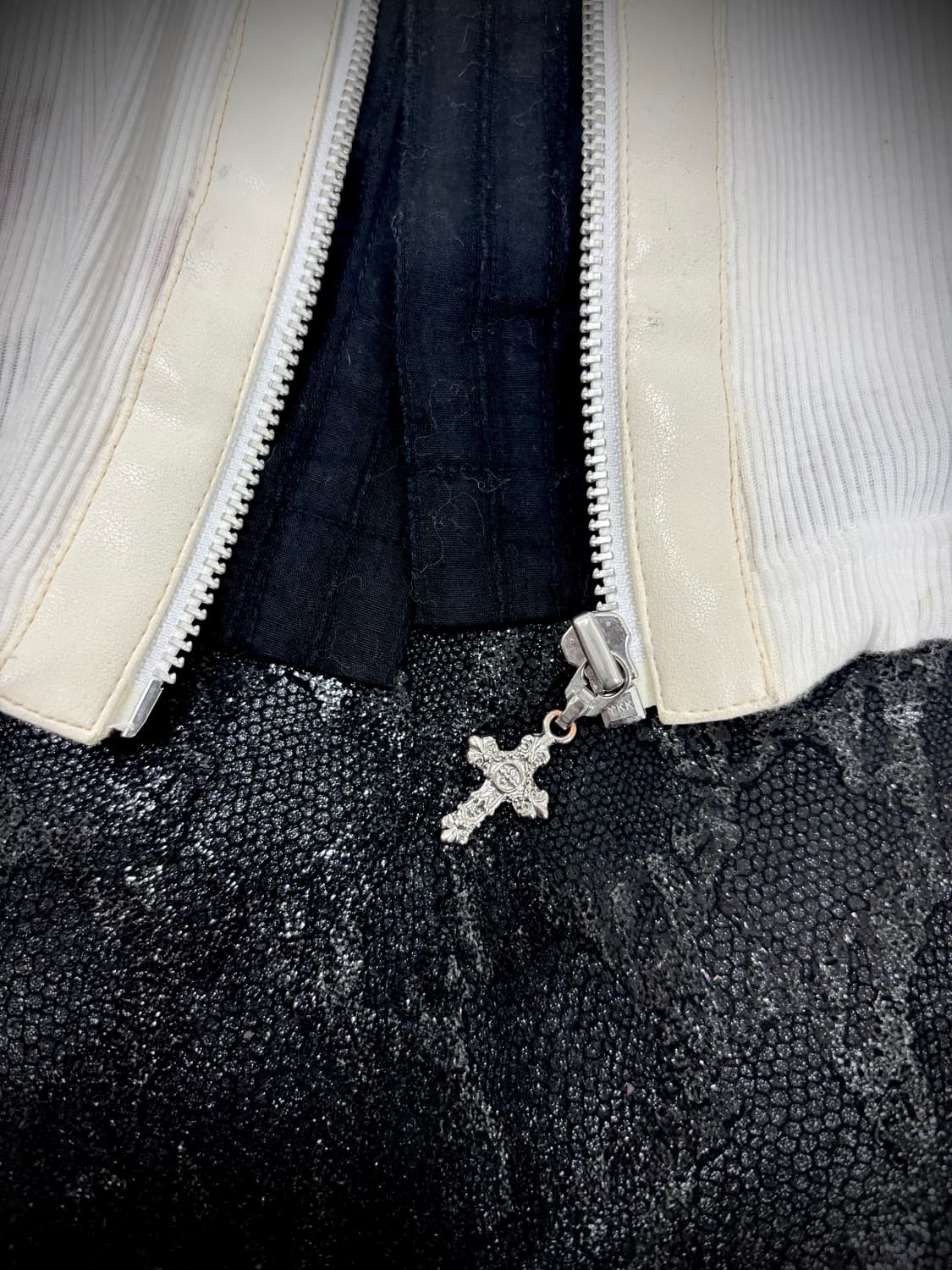 00’s Rare Archive Design Print Leather D 상품이미지4