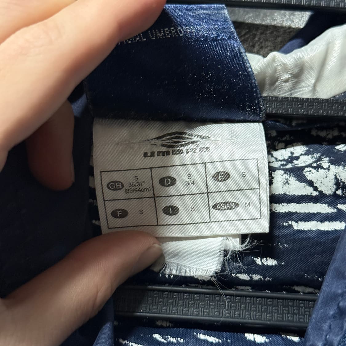 엄브로 00s 올드스쿨 풀 집업 윈드브레이커 자켓 상품이미지8