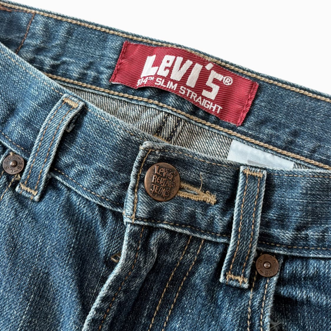 일본 리바이스 514 한정 슬림 스트레이트 데님 팬츠  상품이미지3