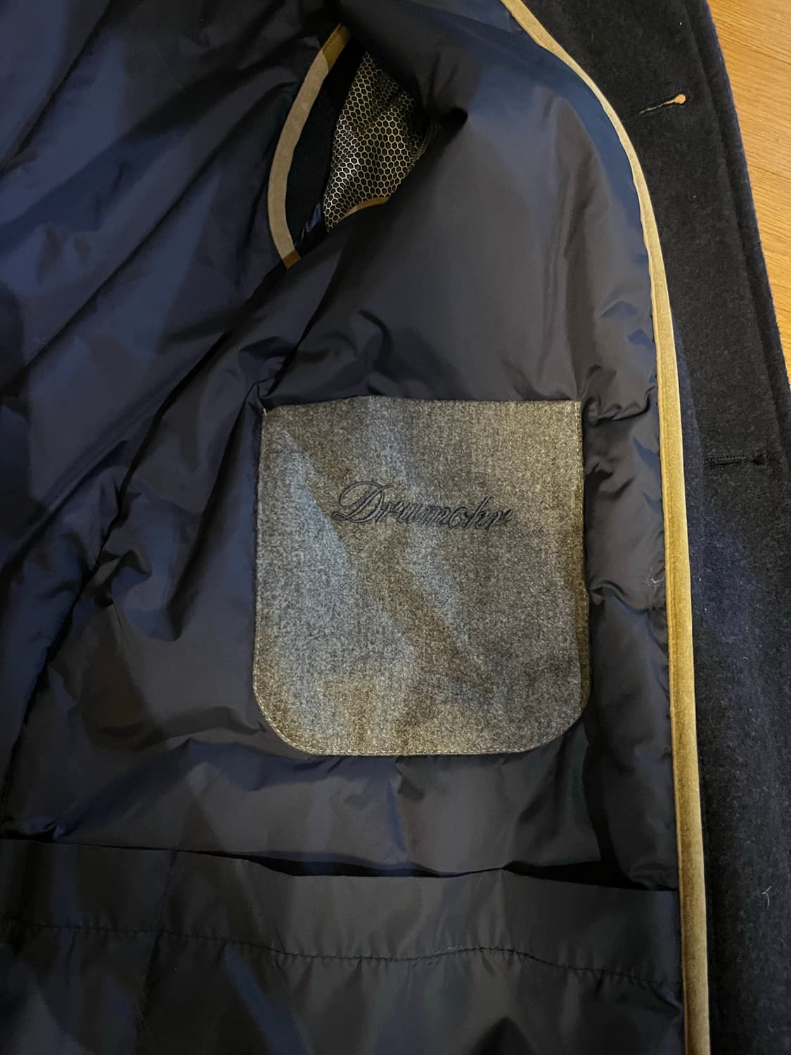 드루모어 네이비 코트  상품이미지3