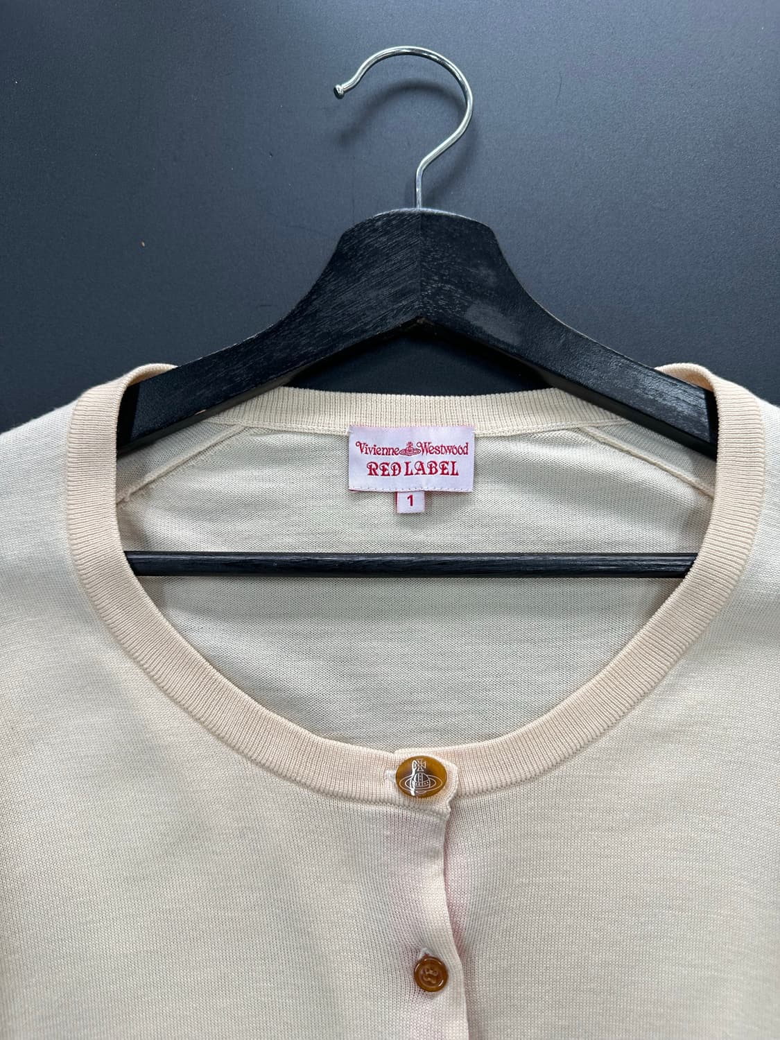 비비안웨스트우드 레드라벨 자수 울 가디건 상품이미지10