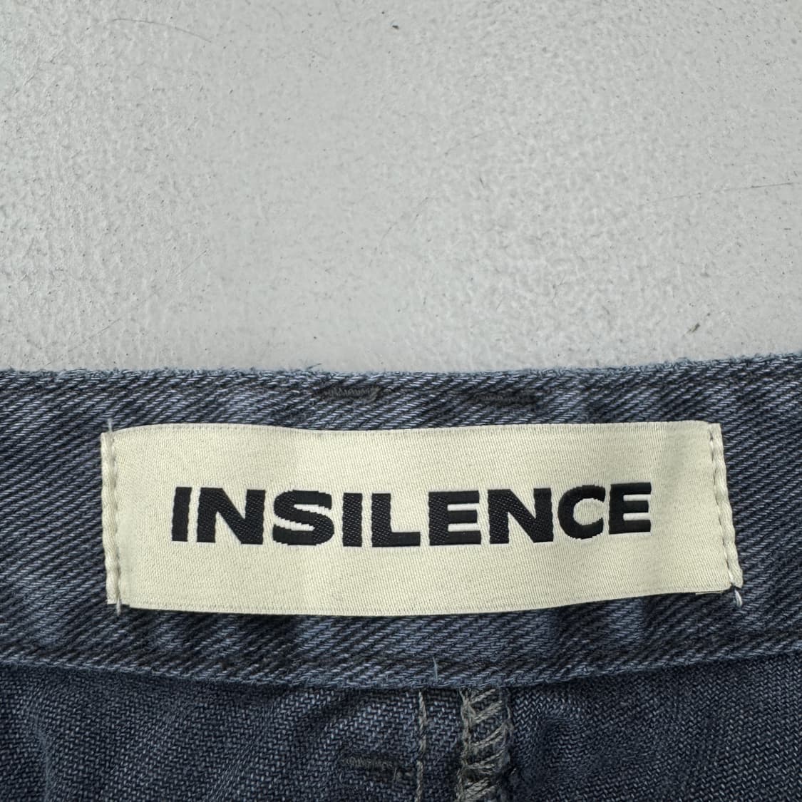 인사일런스 데님 워싱 와이드 카고팬츠 상품이미지7