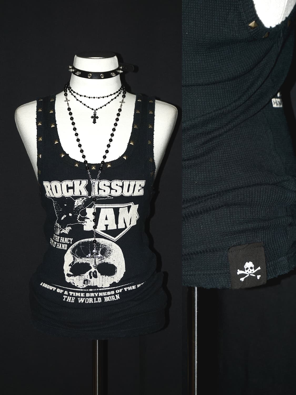 (slow hand jam) punk stud sleeveless  상품이미지1