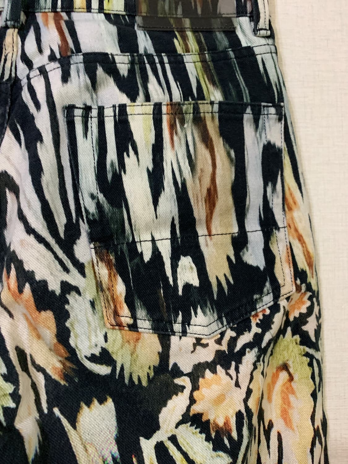 아워레가시 / 하나비 프린트 써드컷 서드컷 팬츠 /30 상품이미지5