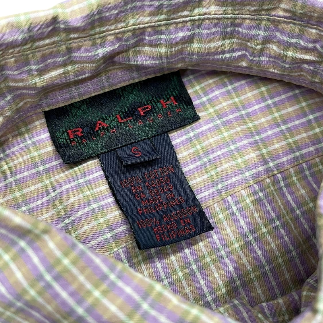 랄프로렌 핑크 체크셔츠 상품이미지4