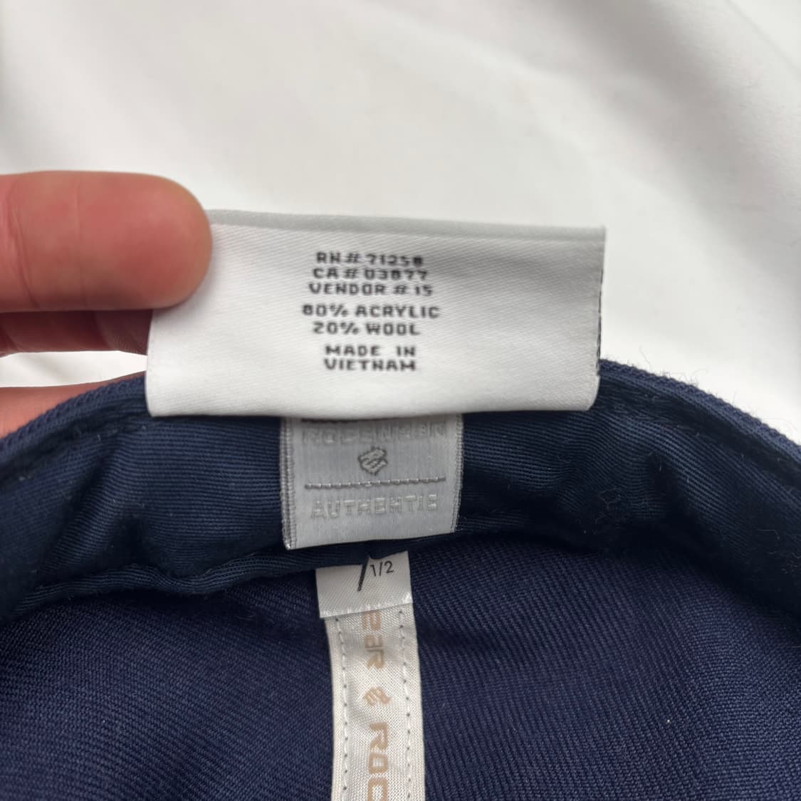 로카웨어 올드스쿨 네이비 스냅백 OS 상품이미지6