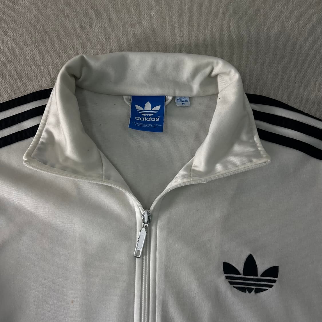 100 아디다스 파이어버드 대장급 흰검 구형 트랙탑 져지 상품이미지2