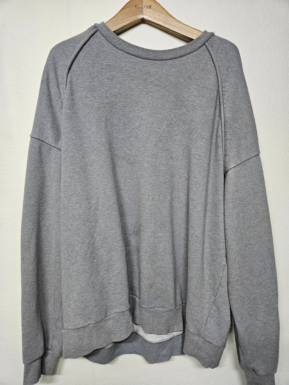 준지 그레이 뾰족머리 오버핏 맨투맨 m 상품이미지2