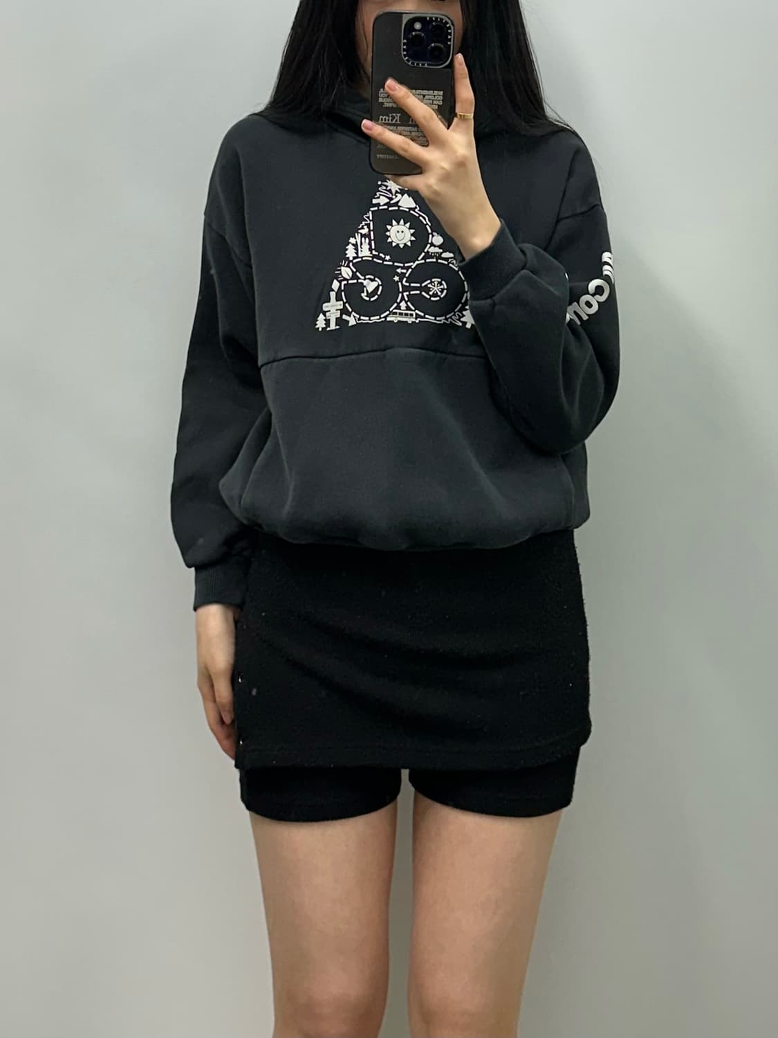 나이키 acg 빅로고 블랙 후드티 상품이미지1