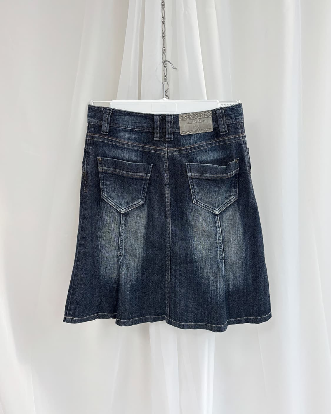 marie claire bis mid-dart denim skirt 상품이미지2
