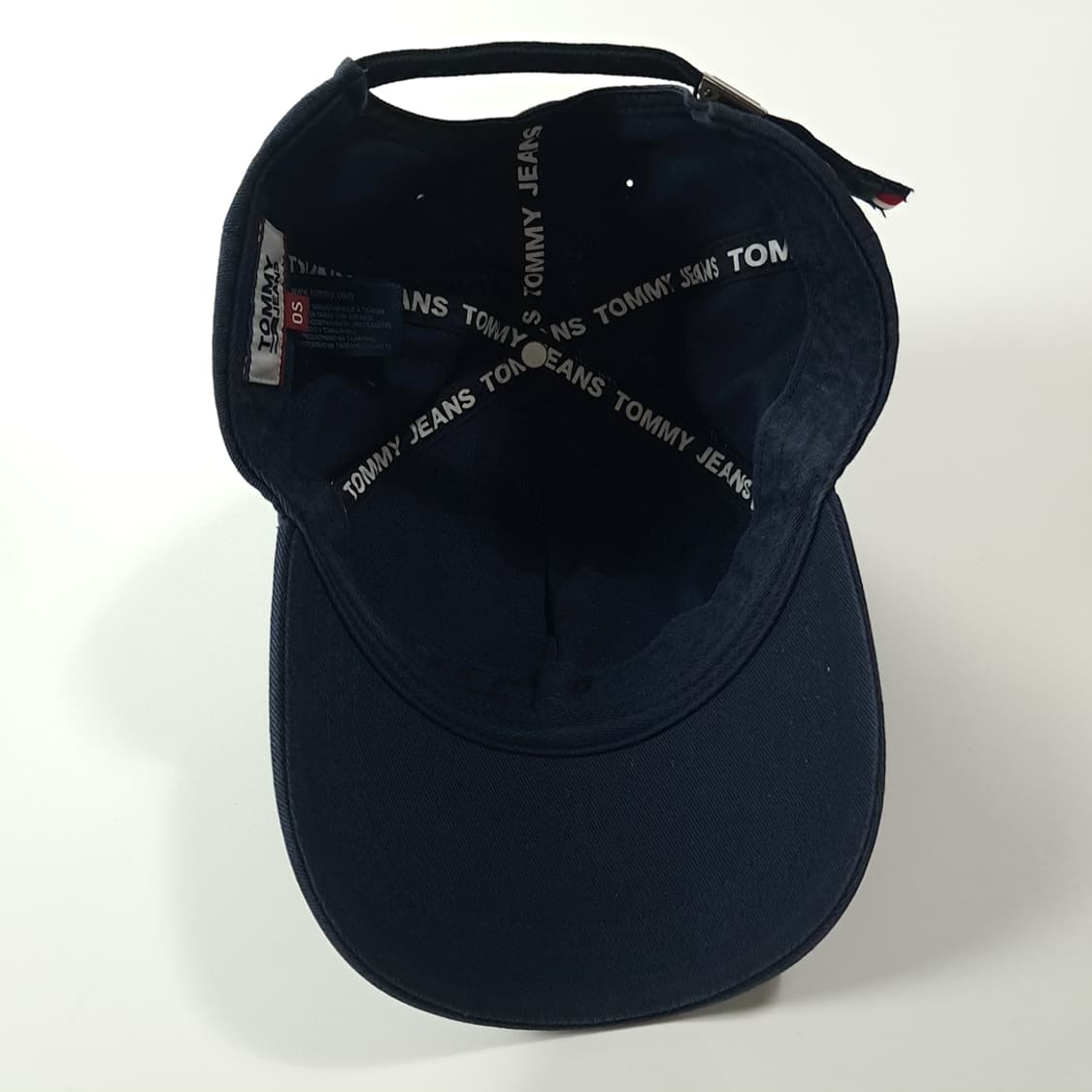 CK350 타미힐피거 90s 대만판 다크네이비 볼캡 모자 상품이미지6