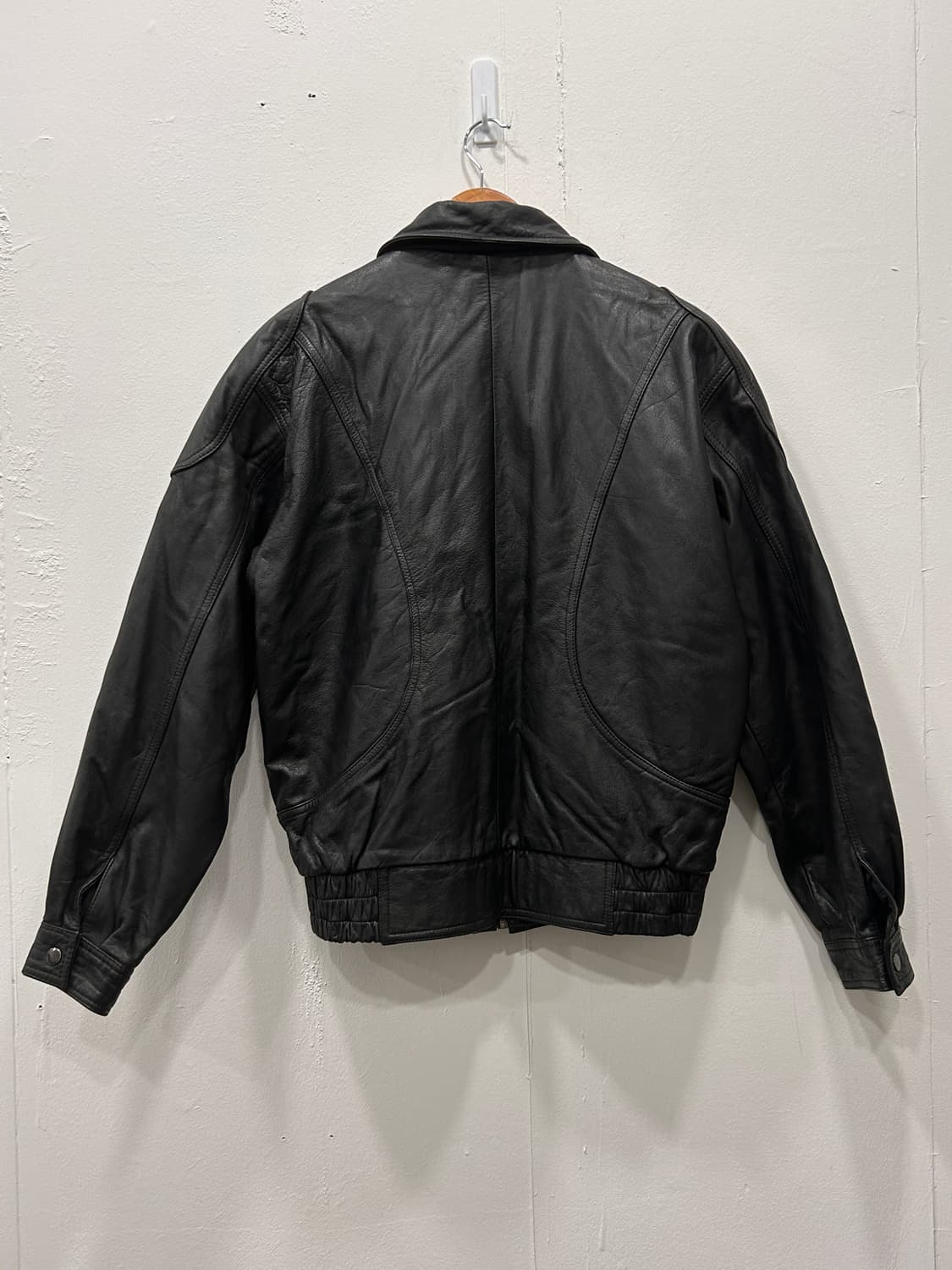 Vintage 빈티지 리얼가죽 레더자켓 봄버 M 95 상품이미지7
