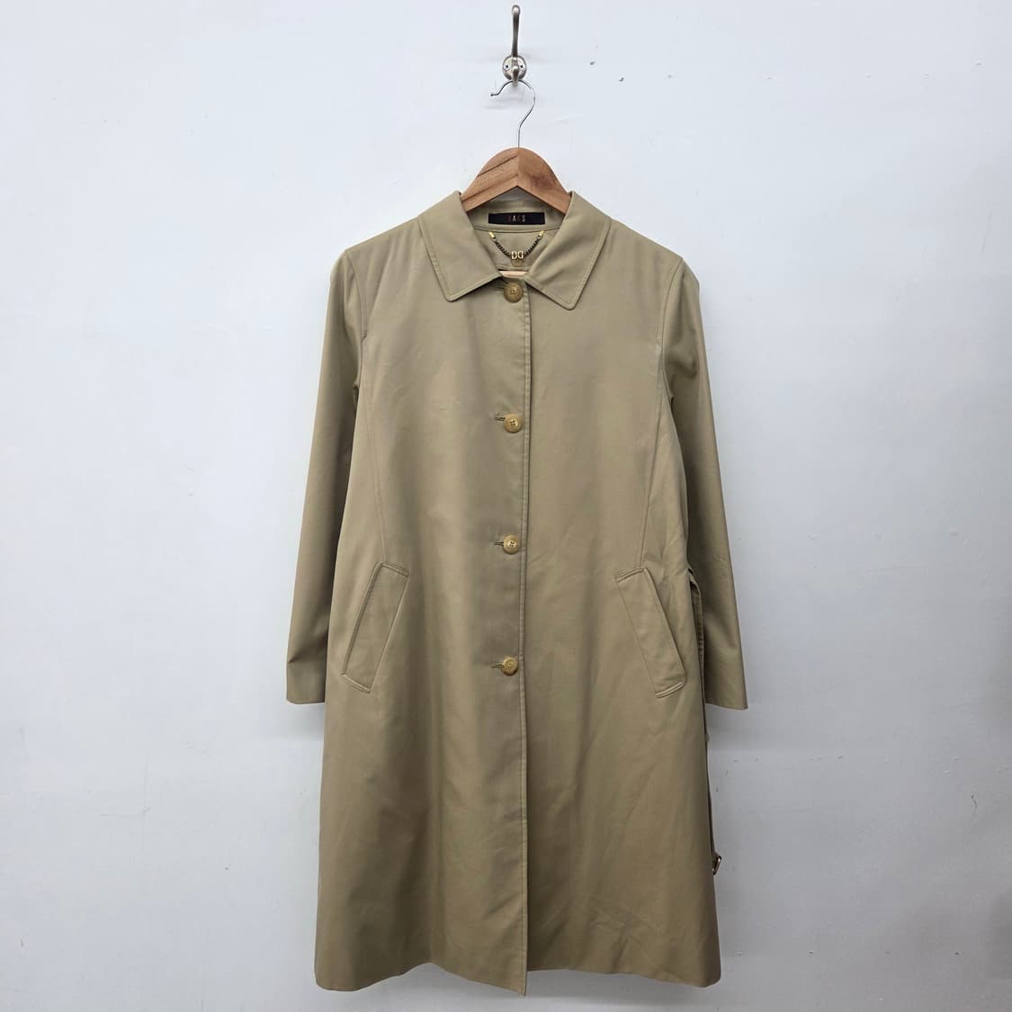 닥스 베이지 롱 트렌치 코트 여m 상품이미지1