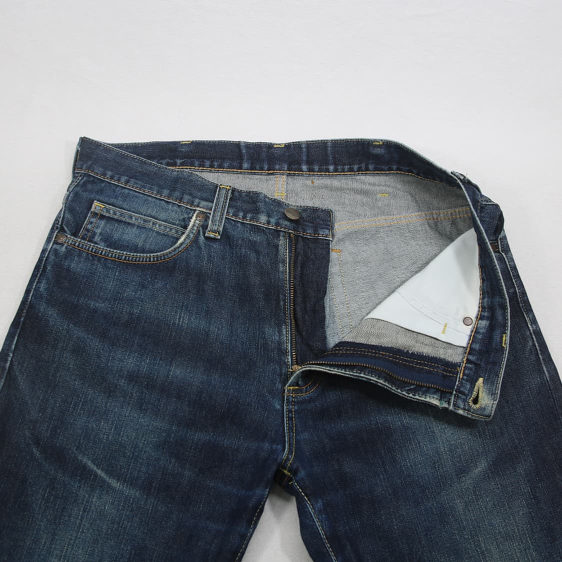 (착용컷) Wrangler 데님 팬츠 (남성용 33.5) 상품이미지6