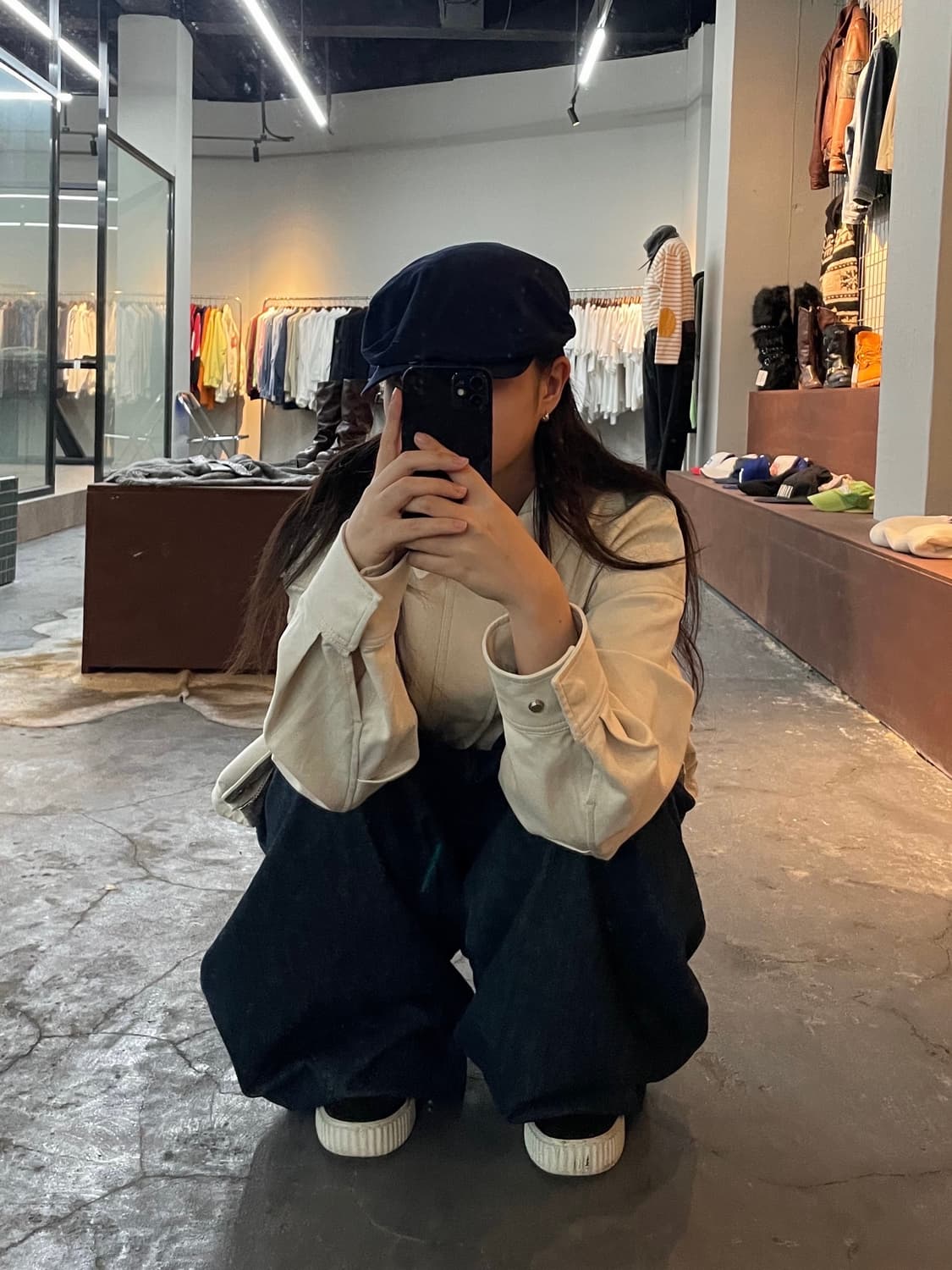 폴로 스포트 네이비 헌팅캡 H567 상품이미지1