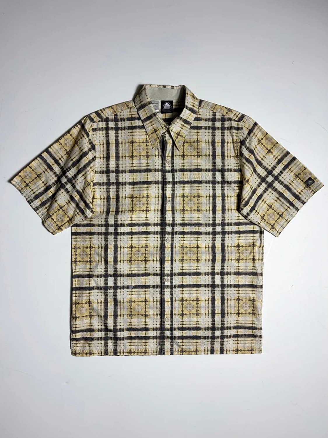 나이키 ACG 00's 체크 패턴 반팔 셔츠 R1537 상품이미지1